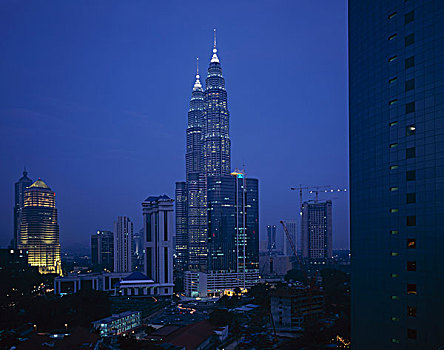 双子塔,吉隆坡,马来西亚,1998年