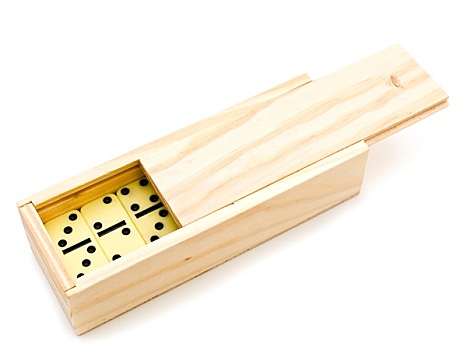 多米诺骨牌,木盒