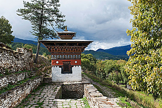 建筑,宫殿,布姆唐,地区,不丹