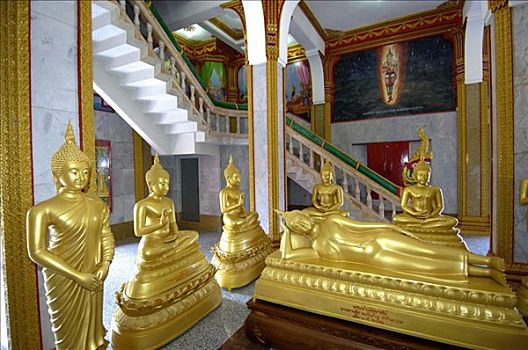 查隆寺,庙宇,普吉岛,泰国