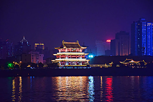 湖南长沙夜景