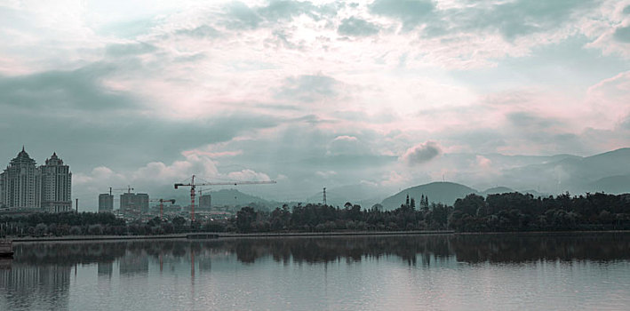 玉龙湖风景