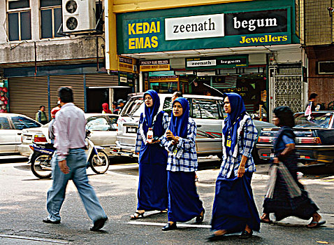 街景,吉隆坡,马来西亚