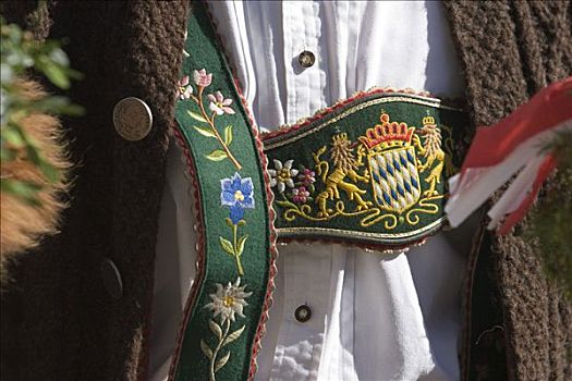 传统,皮裤,上巴伐利亚,德国