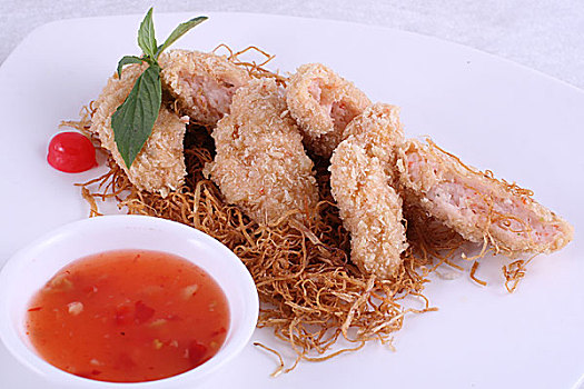 泰式咖喱虾饼