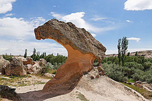 砂岩,石头,省,卡帕多西亚,中安那托利亚,区域,安纳托利亚,土耳其,亚洲