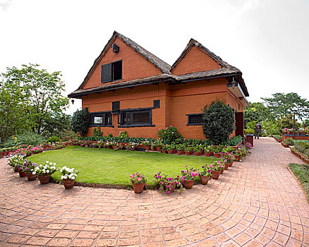 尼泊尔加德满都市郊的别墅