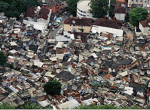 贫民窟,里约热内卢,巴西