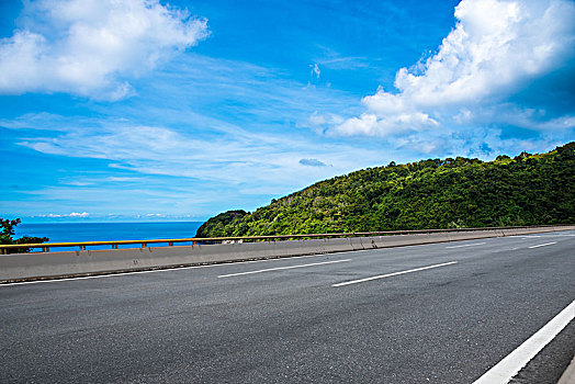 海边道路风光