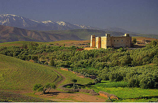 阿特拉斯山地区,靠近,马拉喀什,摩洛哥