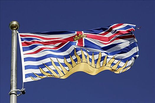 旗帜,省,不列颠哥伦比亚省,加拿大