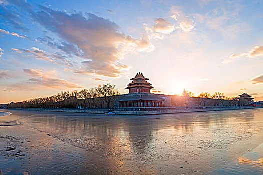 北京故宫角楼景观