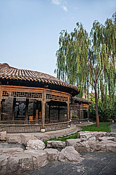 山西省晋中历史文化名城---榆次老城榆次县衙礼园长廊