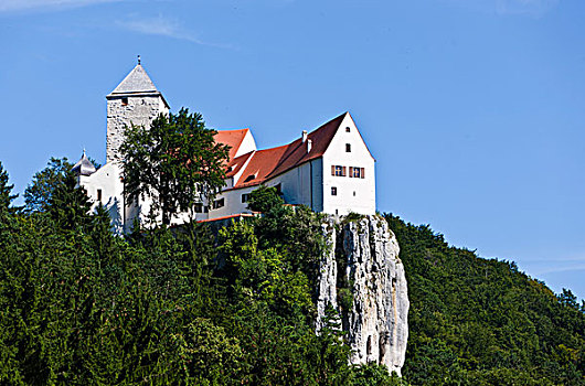 城堡,下巴伐利亚,巴伐利亚,德国,欧洲