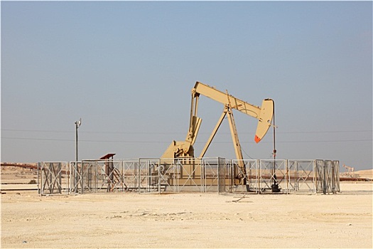 油泵,荒芜,巴林,中东