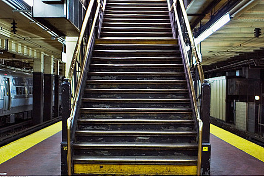 楼梯,佩恩站,纽约,美国