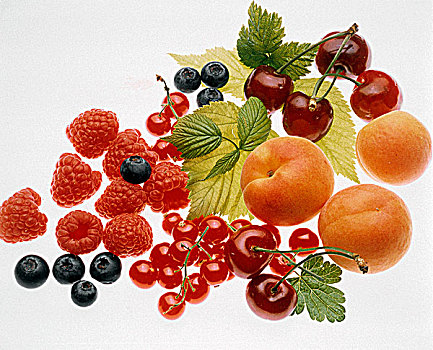 静物,种类,浆果,桃,樱桃