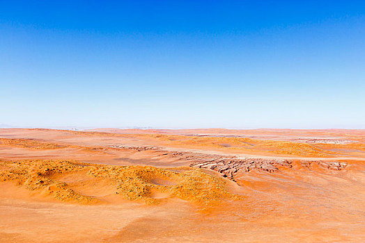 航拍,荒漠景观,红色,沙丘,纳米布沙漠,纳米比诺克陆夫国家公园,纳米比亚,非洲