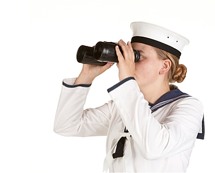海军,海员,双筒望远镜