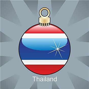 泰国,旗帜,圣诞节,形状