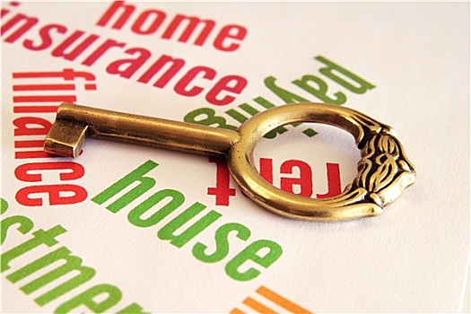 家,钥匙,概念