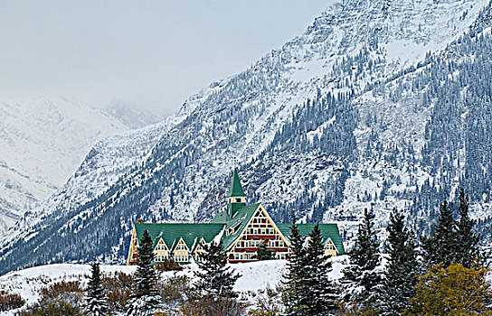 威尔士王子酒店,瓦特顿湖国家公园,艾伯塔省,加拿大