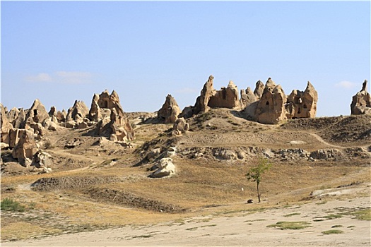 沙岩构造,卡帕多西亚,土耳其