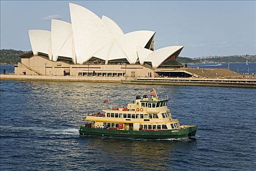 澳大利亚,新南威尔士,悉尼,渡轮,过去,剧院,码头,圆形码头