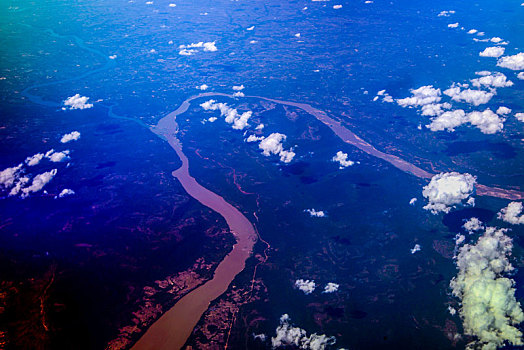 航拍湄公河