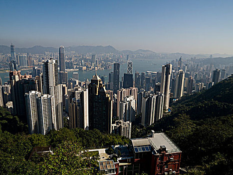 香港,城市,中国