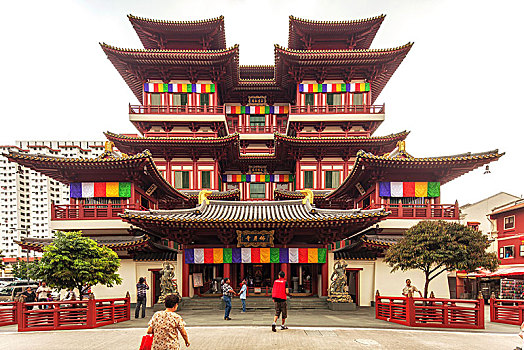 庙宇,滑铁卢,街道,唐人街,新加坡,亚洲