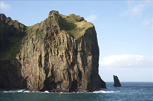 岩石构造,海边,冰岛