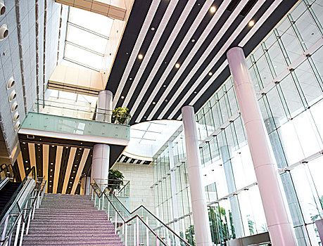 扶梯,现代办公室,建筑