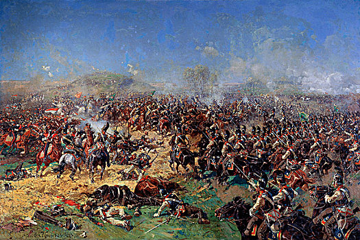 战斗,八月,1812年,法国,攻击,艺术家