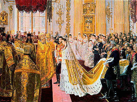 婚礼,沙皇,公主,十一月,1894年