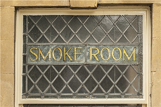 老,金色,吸烟,房间,签到,英国人,酒吧,窗户