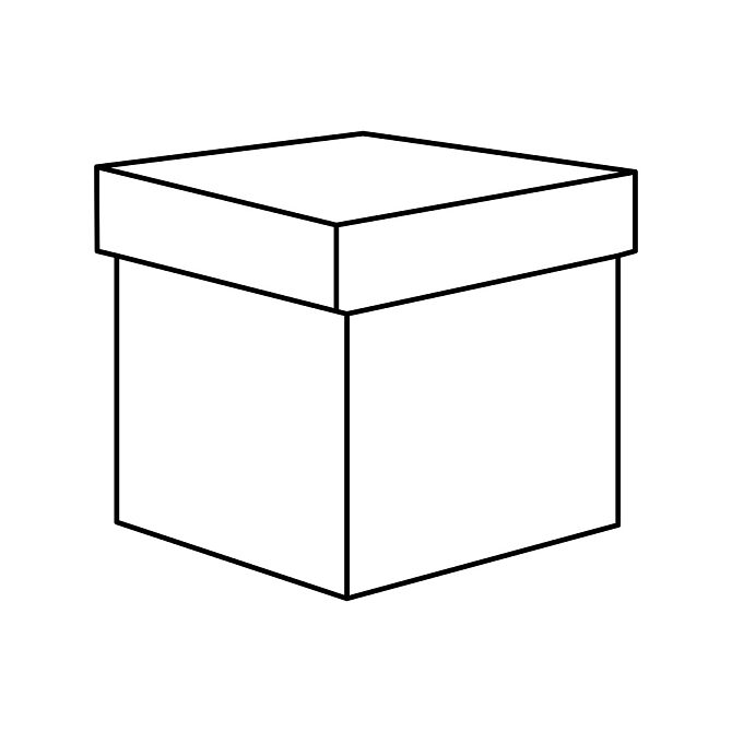 圣诞节,盒子,剪影,礼物,象征,矢量,插画,隔绝,白色背景_高清图片_全景