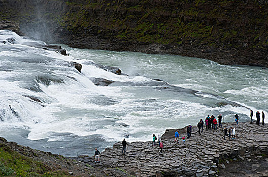 冰岛,南,区域,瀑布,旅游