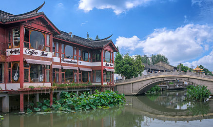 西递鸳鸯谷图片