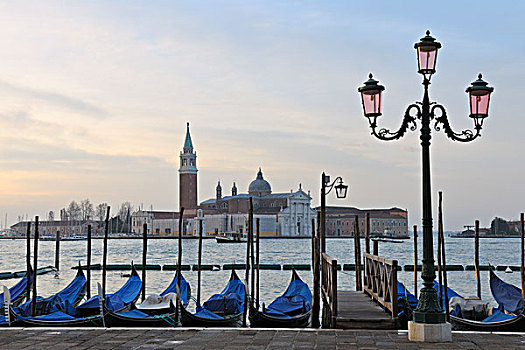 小船,大运河,圣乔治奥,马焦雷湖,威尼斯,威尼托,意大利