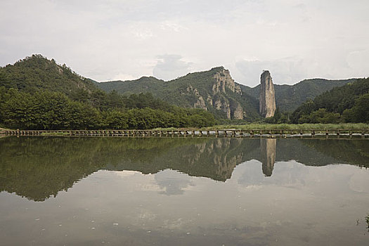 浙江缙云丽水仙都风光