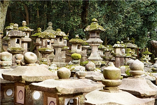 日本,石头,灯笼