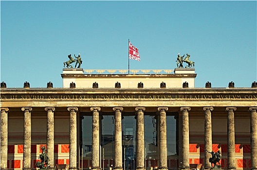 博物馆,德国,柏林,老