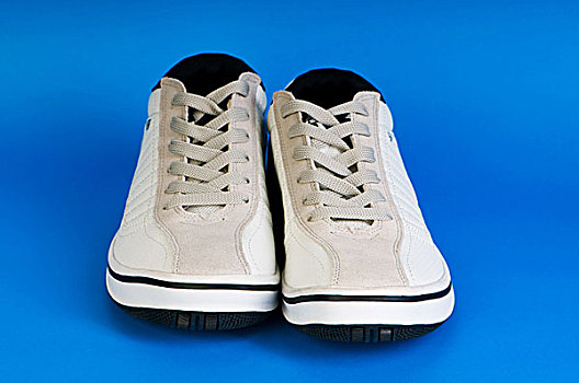 运动鞋,隔绝,白色背景