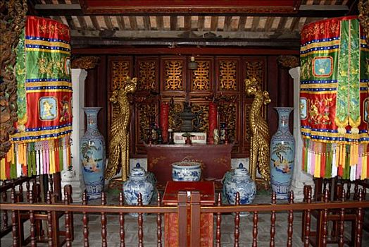 佛教,花瓶,圣坛,河内,越南,东南亚,亚洲
