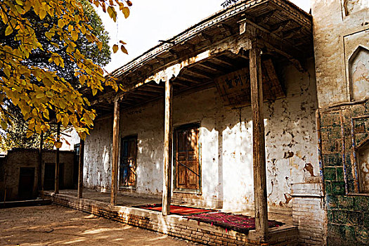 陵墓,新疆,亚洲