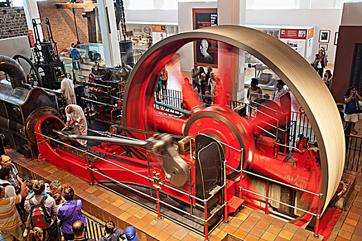 英格兰,伦敦,肯辛顿,科学博物馆,能量,引擎,展示,铁制品