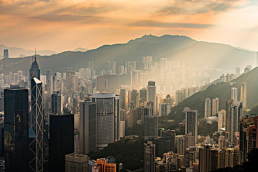 高视角看香港城市景观