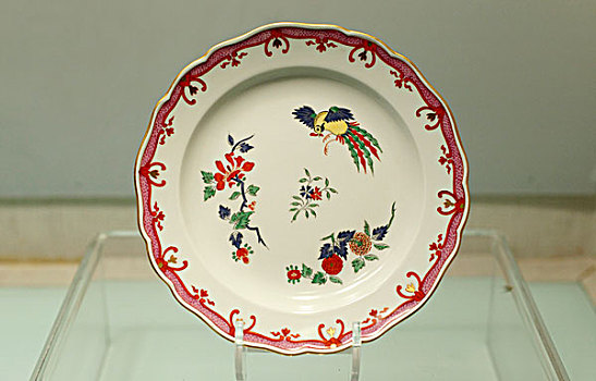 古董,陶瓷,彩绘,盘子,德国