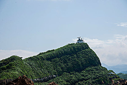 台湾新北市万里区,野柳地质公园,雷达站